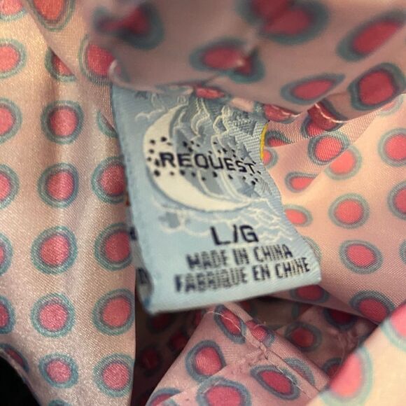 REQUEST Satin Polka Dot Cropped Wide Leg Pj Pant L - Picture 5 of 9